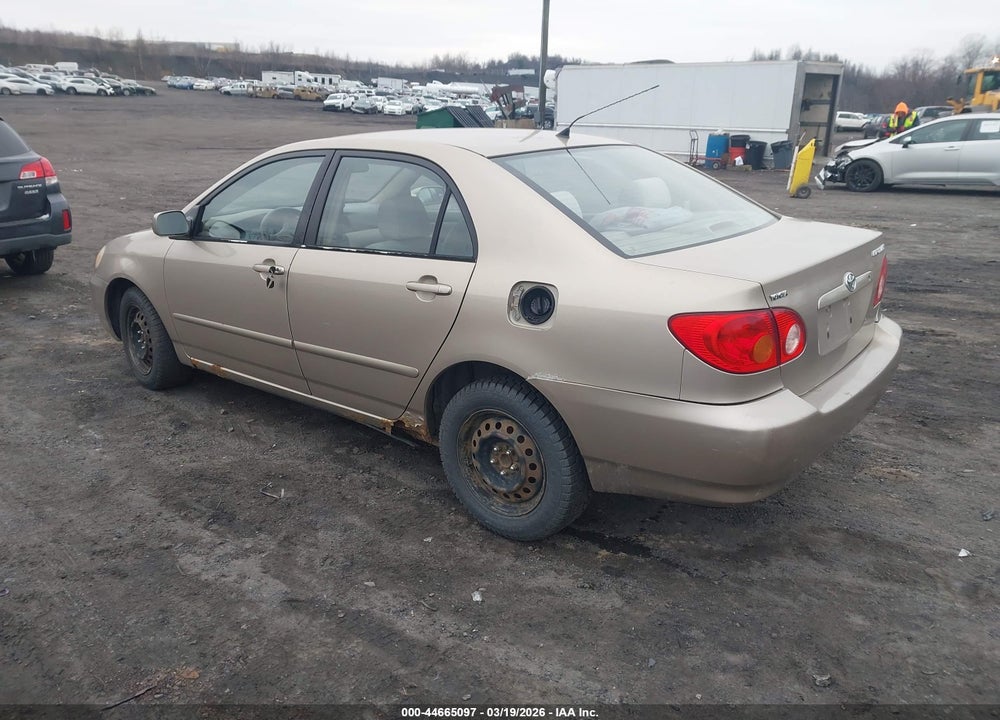 2004 TOYOTA COROLLA LE VIN: 2T1BR32E44C294345