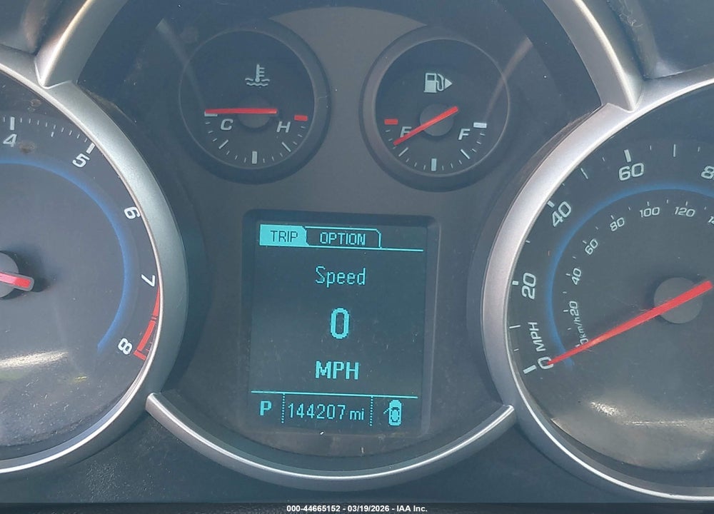 2013 CHEVROLET CRUZE 2LT AUTO VIN: 1G1PE5SB7D7130729