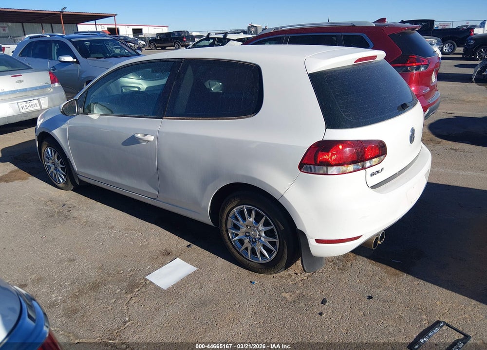 2011 VOLKSWAGEN GOLF 2.5L 2-DOOR VIN: WVWBB7AJXBW334684