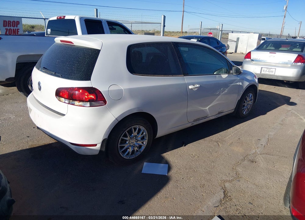 2011 VOLKSWAGEN GOLF 2.5L 2-DOOR VIN: WVWBB7AJXBW334684