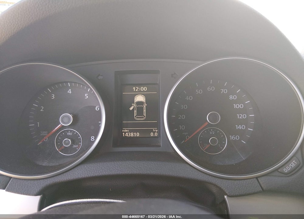 2011 VOLKSWAGEN GOLF 2.5L 2-DOOR VIN: WVWBB7AJXBW334684
