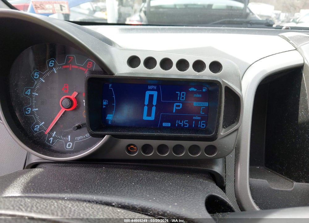 2014 CHEVROLET SONIC LTZ AUTO VIN: 1G1JE6SB2E4226752