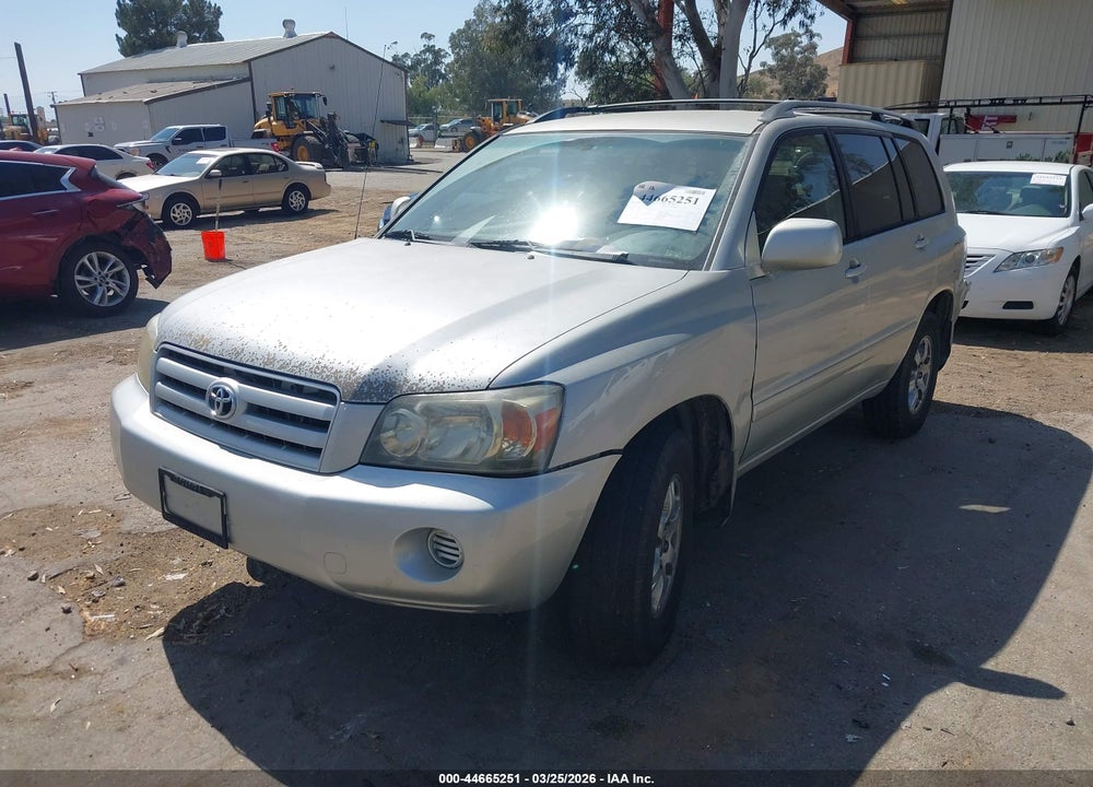 2006 TOYOTA HIGHLANDER V6 VIN: JTEGP21A260099552