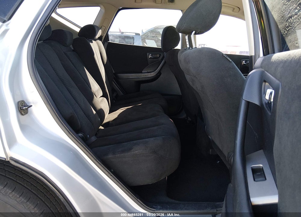 2006 NISSAN MURANO S VIN: JN8AZ08T86W408927
