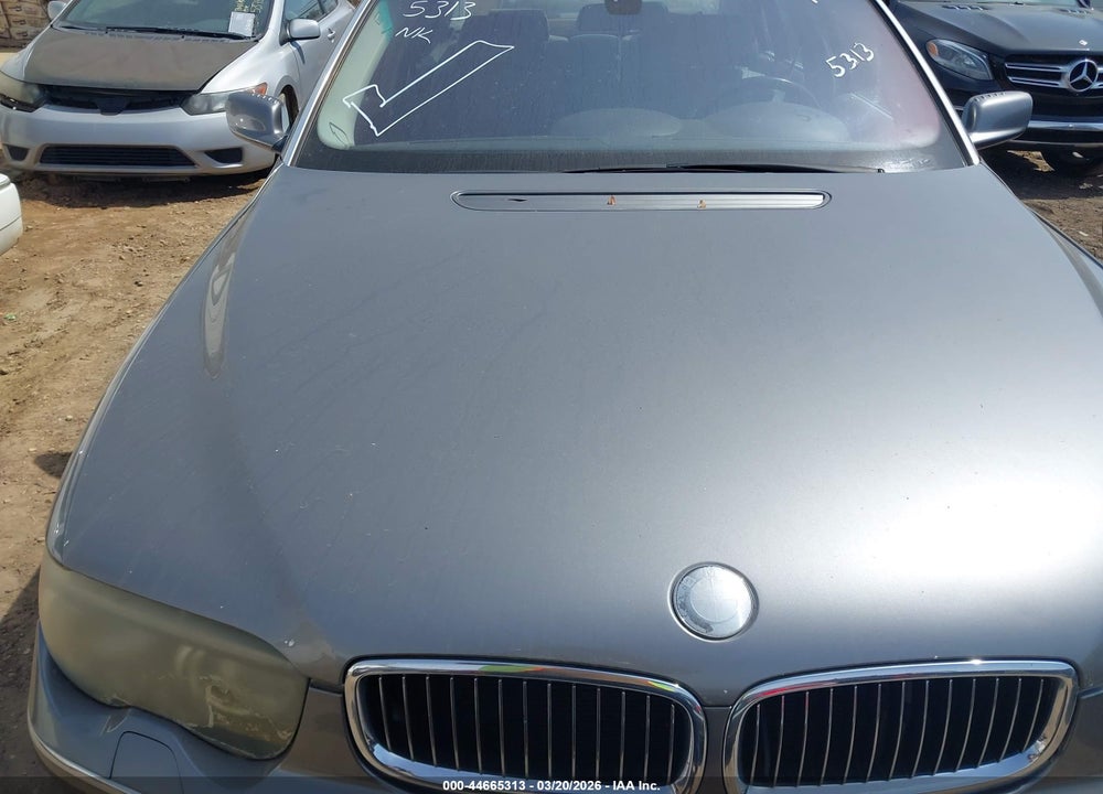 2004 BMW 745LI VIN: WBAGN63534DS55828