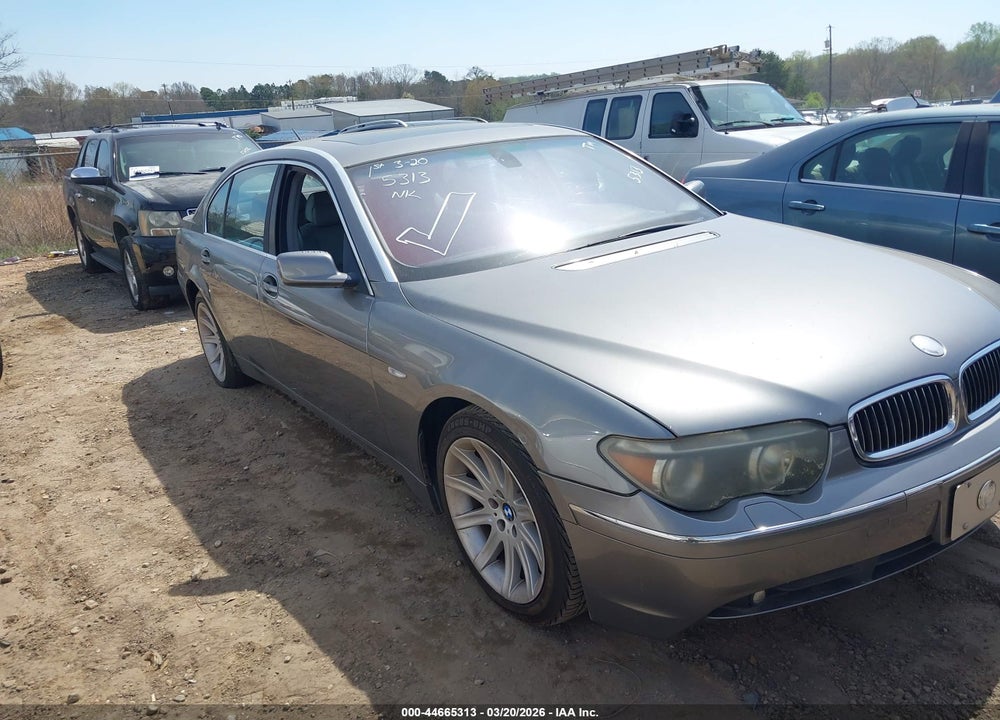 2004 BMW 745LI VIN: WBAGN63534DS55828