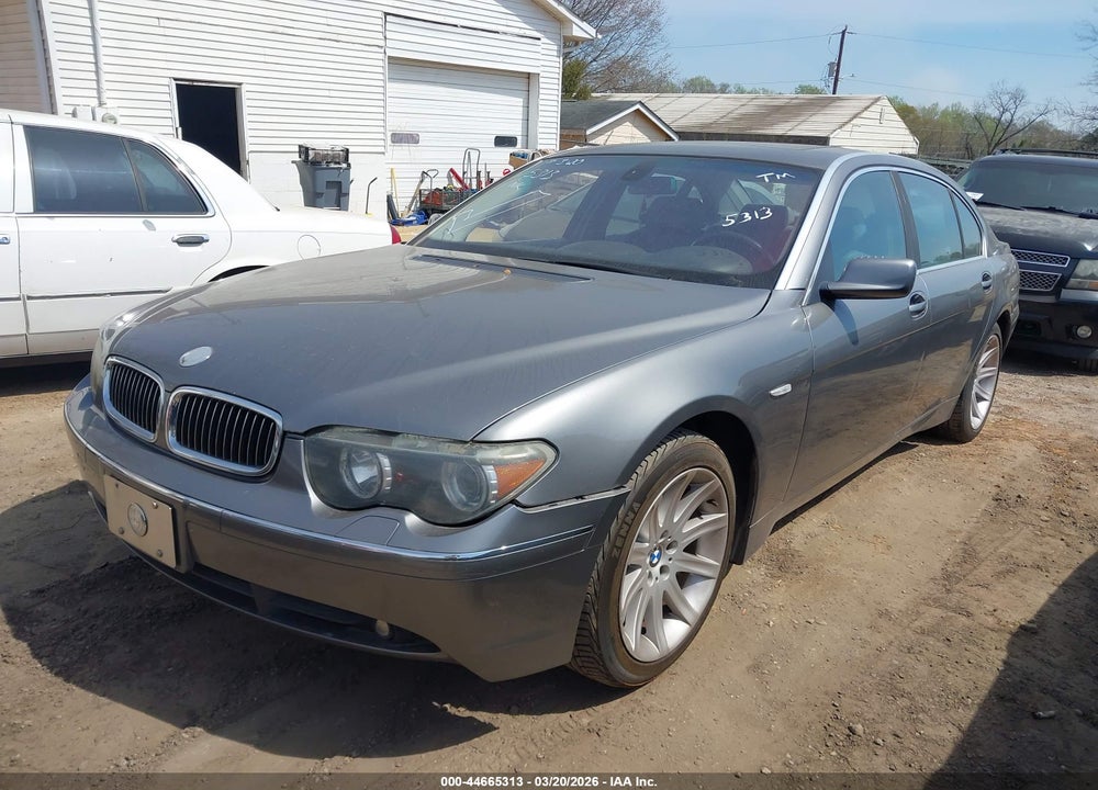 2004 BMW 745LI VIN: WBAGN63534DS55828