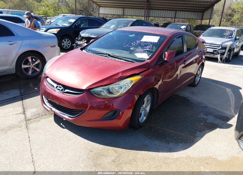 2013 HYUNDAI ELANTRA GLS VIN: 5NPDH4AE0DH346280