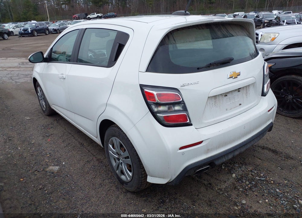 2020 CHEVROLET SONIC FWD  1FL 5-DOOR VIN: 1G1JG6SB0L4126530