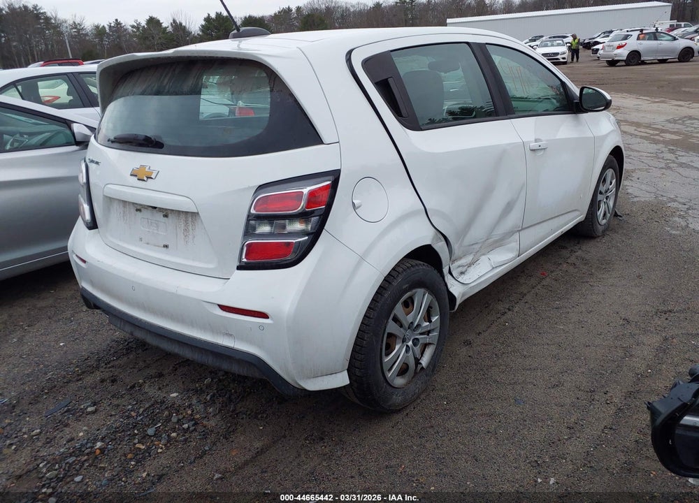 2020 CHEVROLET SONIC FWD  1FL 5-DOOR VIN: 1G1JG6SB0L4126530