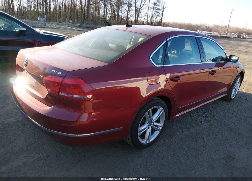 2015 VOLKSWAGEN PASSAT 1.8T SE VIN: 1VWBT7A37FC011311