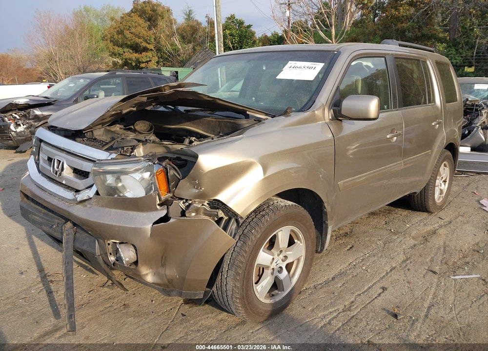 2010 HONDA PILOT EX-L VIN: 5FNYF4H56AB022743