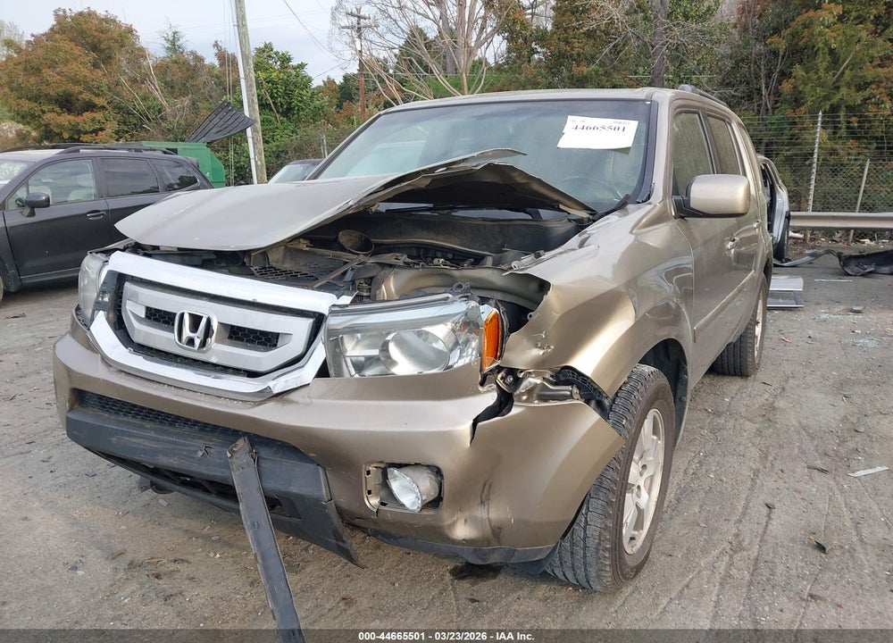 2010 HONDA PILOT EX-L VIN: 5FNYF4H56AB022743