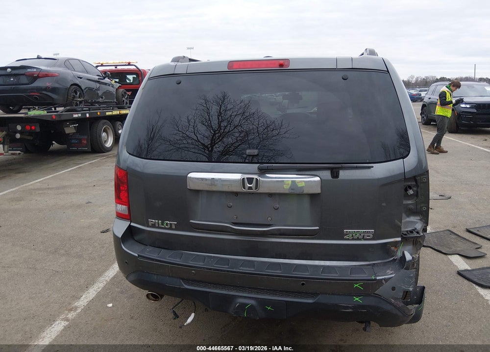 2012 HONDA PILOT TOURING VIN: 5FNYF4H96CB082026