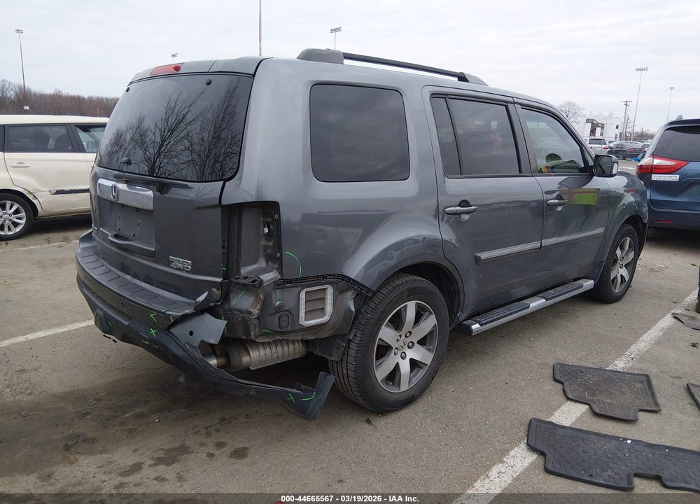 2012 HONDA PILOT TOURING VIN: 5FNYF4H96CB082026