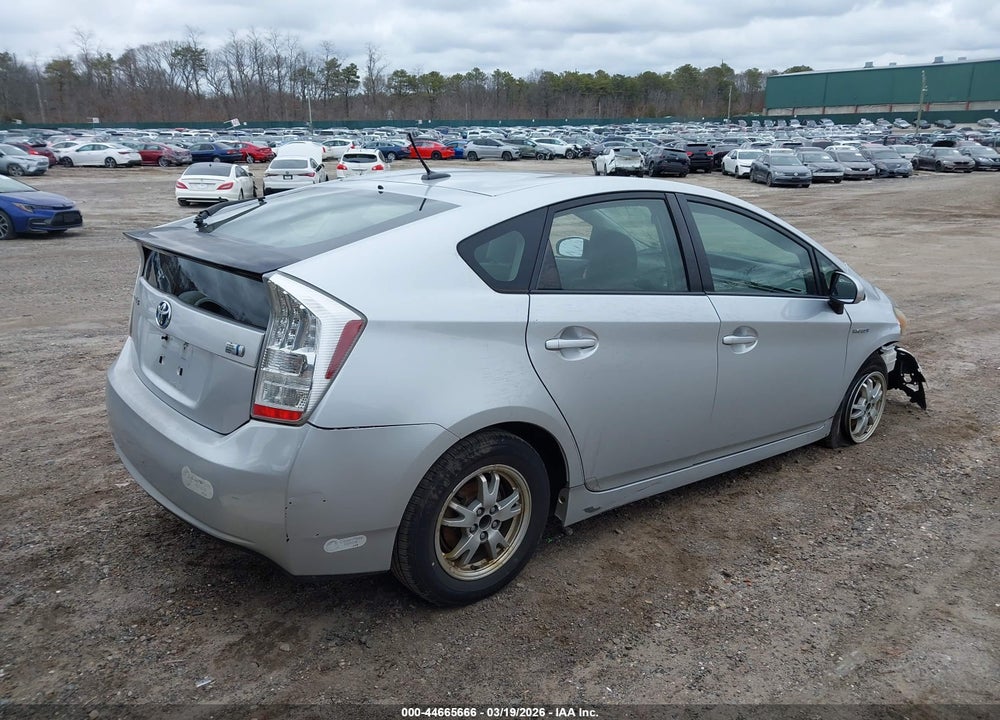 2011 TOYOTA PRIUS THREE VIN: JTDKN3DU7B5340213