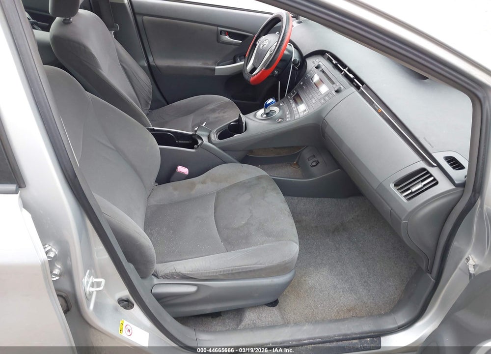 2011 TOYOTA PRIUS THREE VIN: JTDKN3DU7B5340213