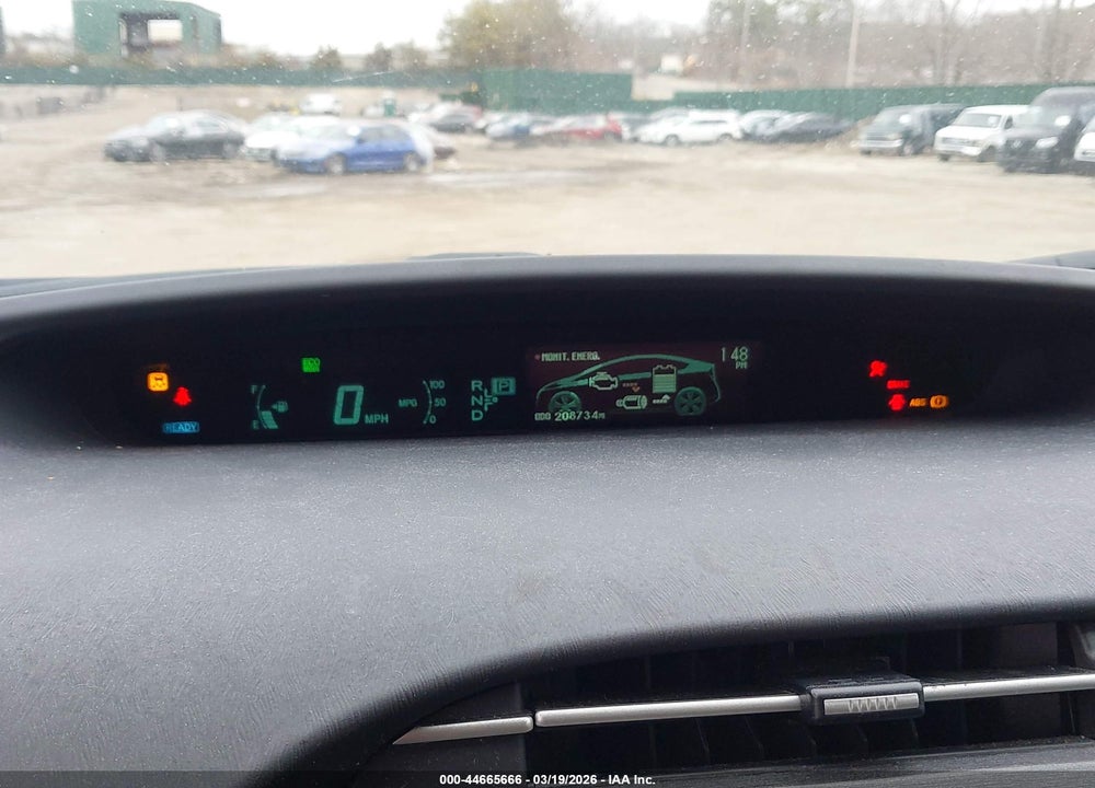 2011 TOYOTA PRIUS THREE VIN: JTDKN3DU7B5340213
