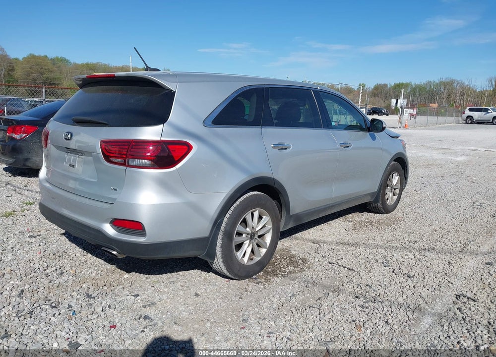 2019 KIA SORENTO 3.3L LX VIN: 5XYPG4A56KG496415