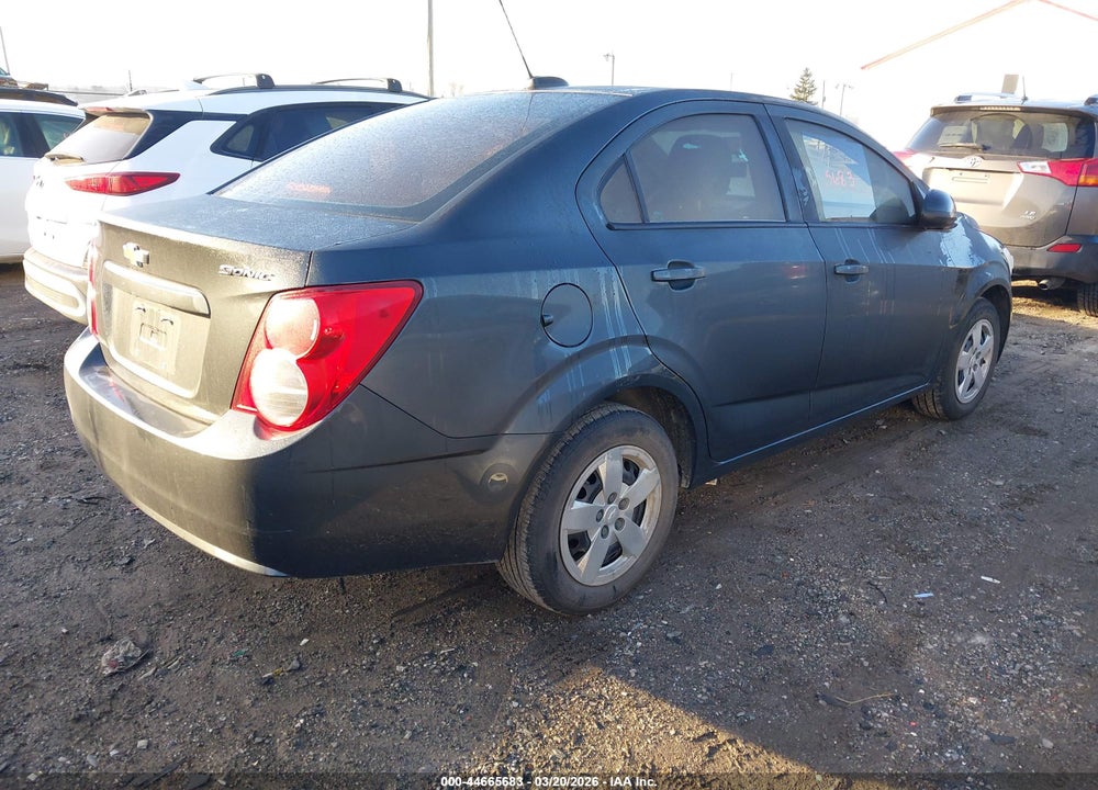 2016 CHEVROLET SONIC LS AUTO VIN: 1G1JA5SH7G4172538