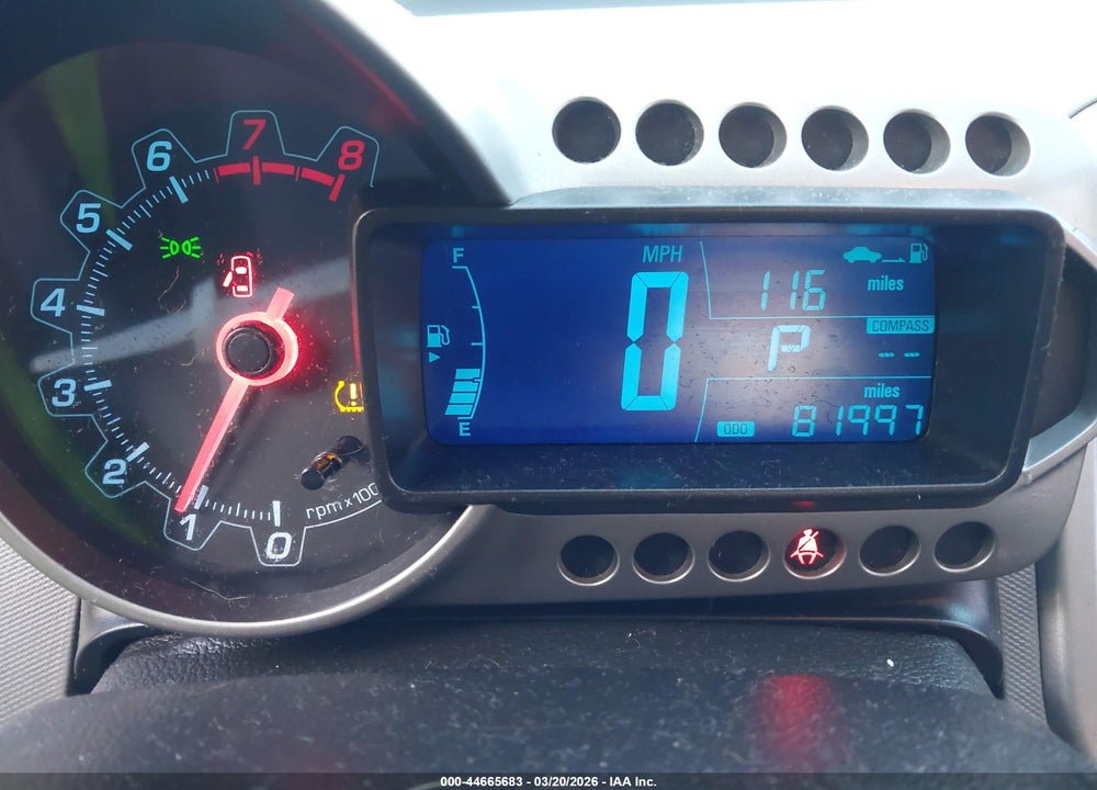 2016 CHEVROLET SONIC LS AUTO VIN: 1G1JA5SH7G4172538