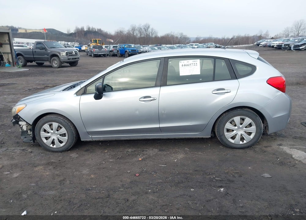 2013 SUBARU IMPREZA 2.0I VIN: JF1GPAA61DG814745