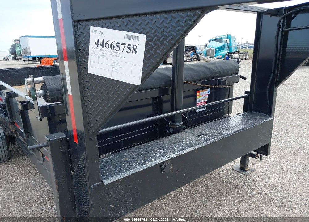 2026 TEXAS PRIDE TRAILERS 14' DUMP GOOSENECK VIN: 7HCGD1428TB083058