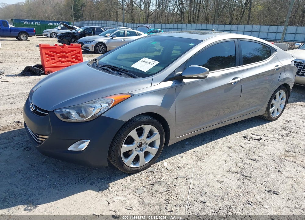 2012 HYUNDAI ELANTRA LIMITED (ULSAN PLANT) VIN: KMHDH4AE1CU468307