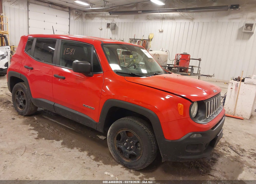 2017 JEEP RENEGADE SPORT 4X4 VIN: ZACCJBAH2HPG20705