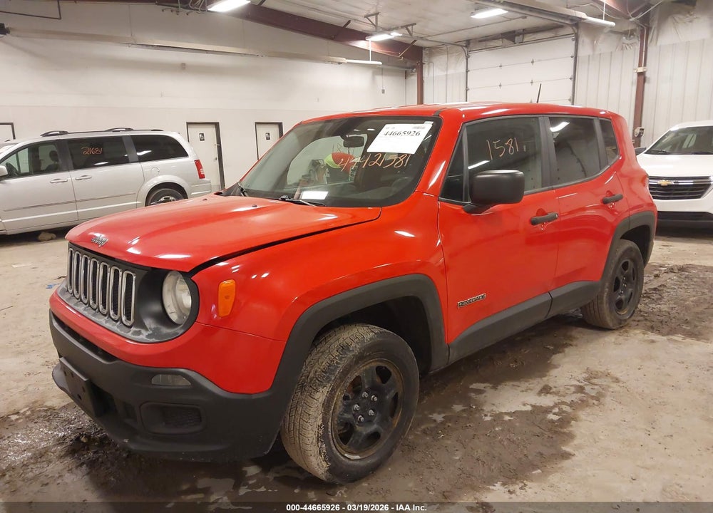 2017 JEEP RENEGADE SPORT 4X4 VIN: ZACCJBAH2HPG20705