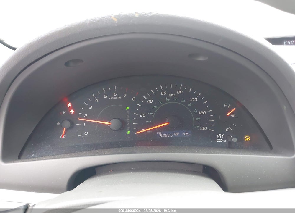2008 TOYOTA CAMRY LE VIN: 4T1BE46K88U257546
