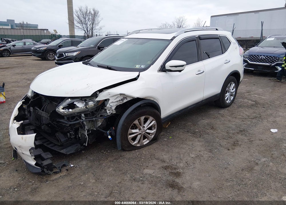 2016 NISSAN ROGUE SV VIN: 5N1AT2MVXGC758655