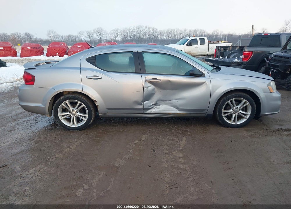 2013 DODGE AVENGER SE V6 VIN: 1C3CDZAG2DN770019