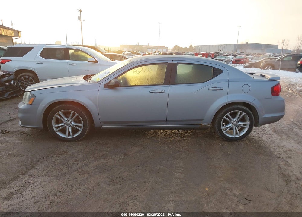 2013 DODGE AVENGER SE V6 VIN: 1C3CDZAG2DN770019