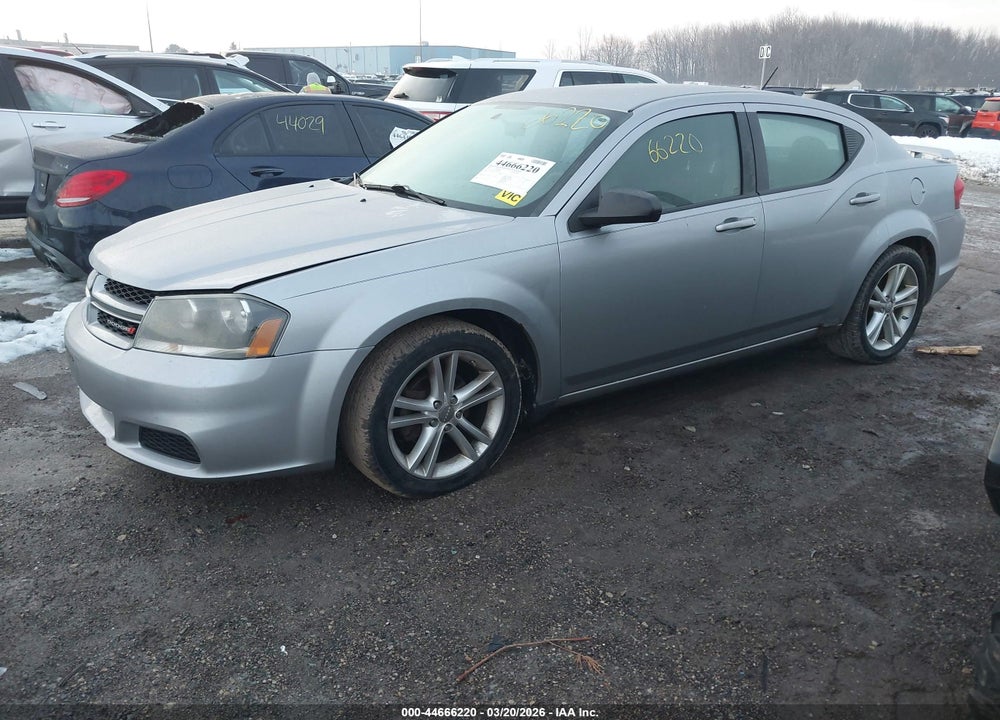2013 DODGE AVENGER SE V6 VIN: 1C3CDZAG2DN770019