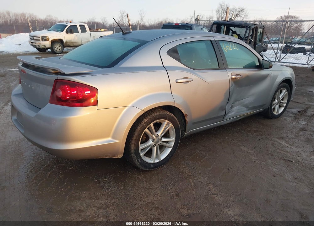 2013 DODGE AVENGER SE V6 VIN: 1C3CDZAG2DN770019