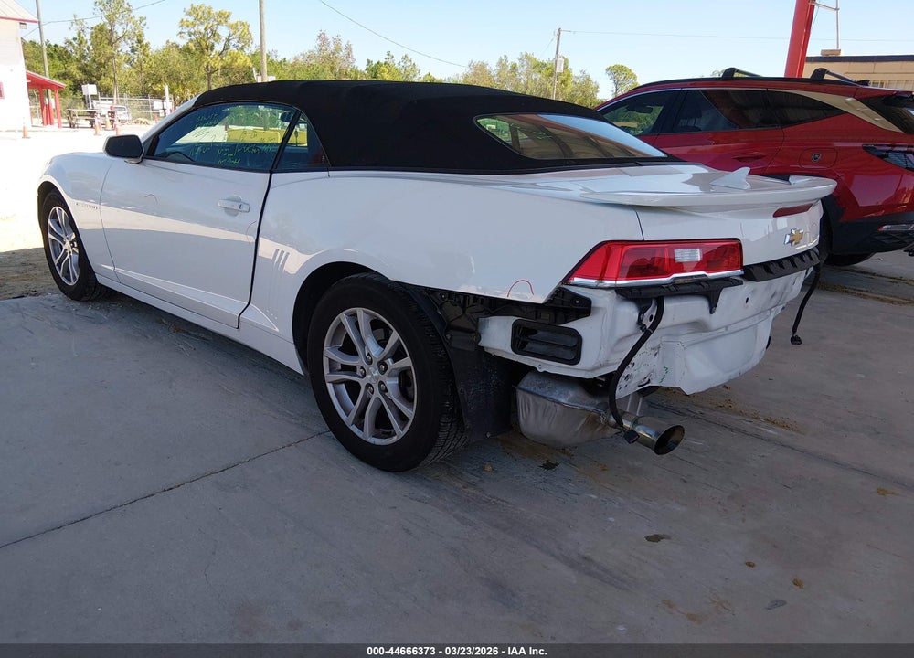 2015 CHEVROLET CAMARO 1LT VIN: 2G1FD3D39F9270498