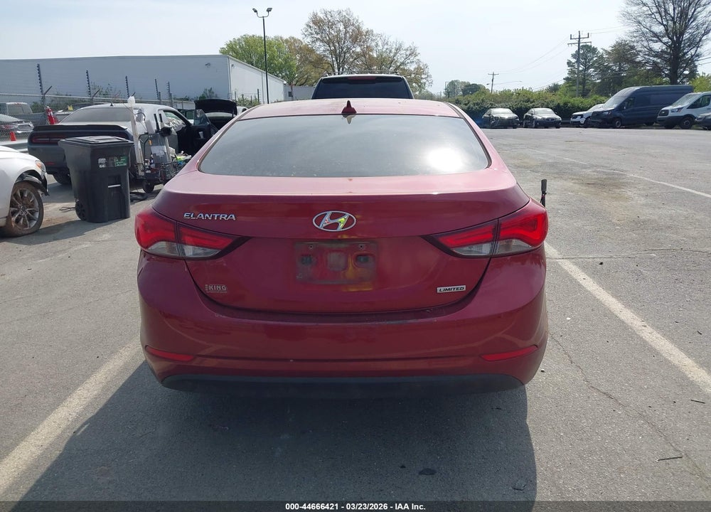 2015 HYUNDAI ELANTRA LIMITED VIN: 5NPDH4AE3FH633342