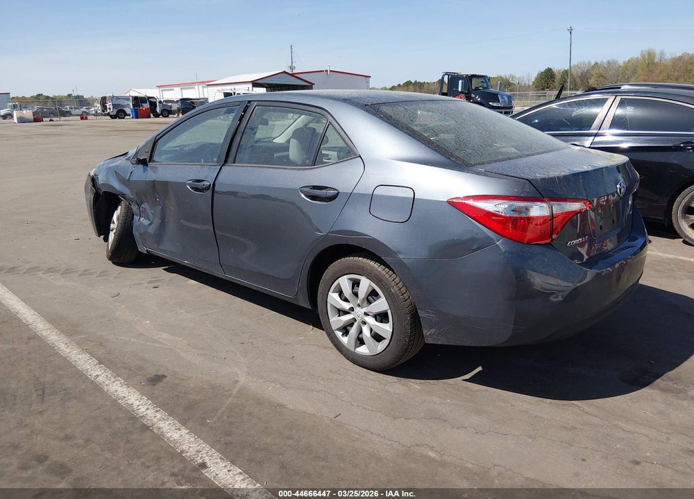 2016 TOYOTA COROLLA LE VIN: 2T1BURHE0GC739581