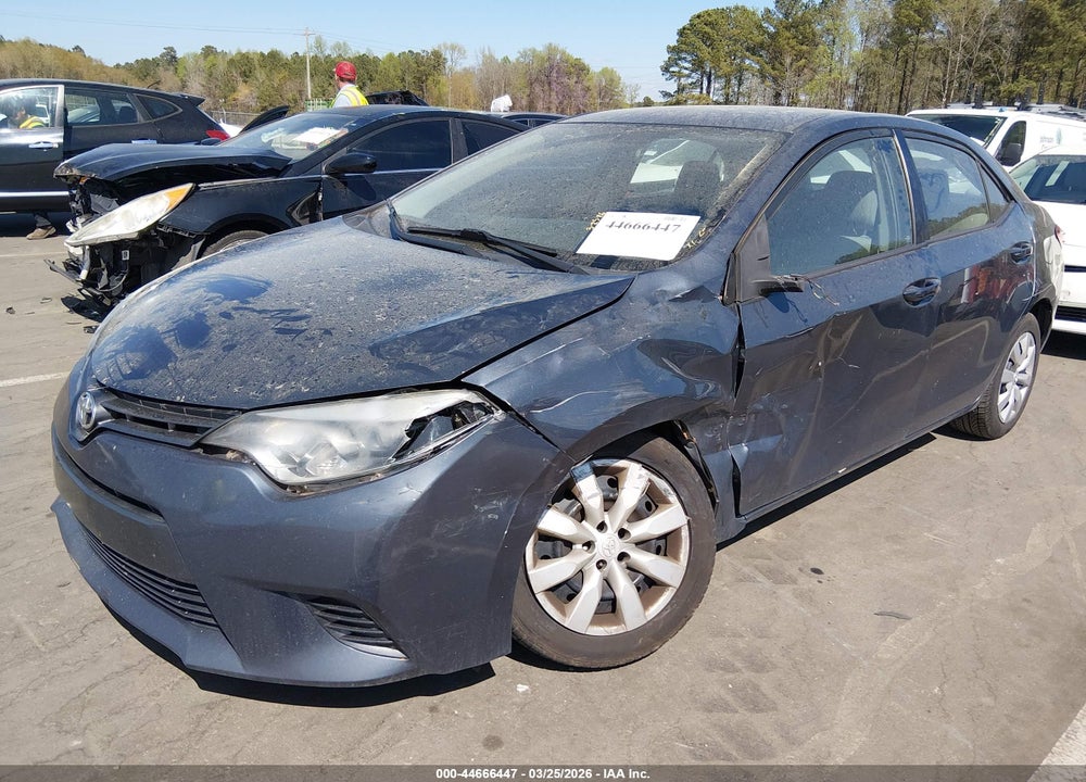 2016 TOYOTA COROLLA LE VIN: 2T1BURHE0GC739581