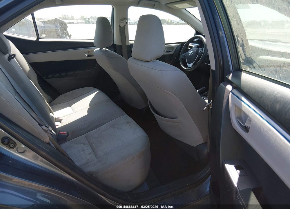 2016 TOYOTA COROLLA LE VIN: 2T1BURHE0GC739581