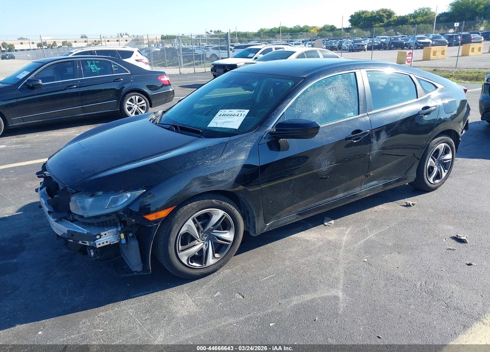 2020 HONDA CIVIC LX VIN: 19XFC2F67LE004020