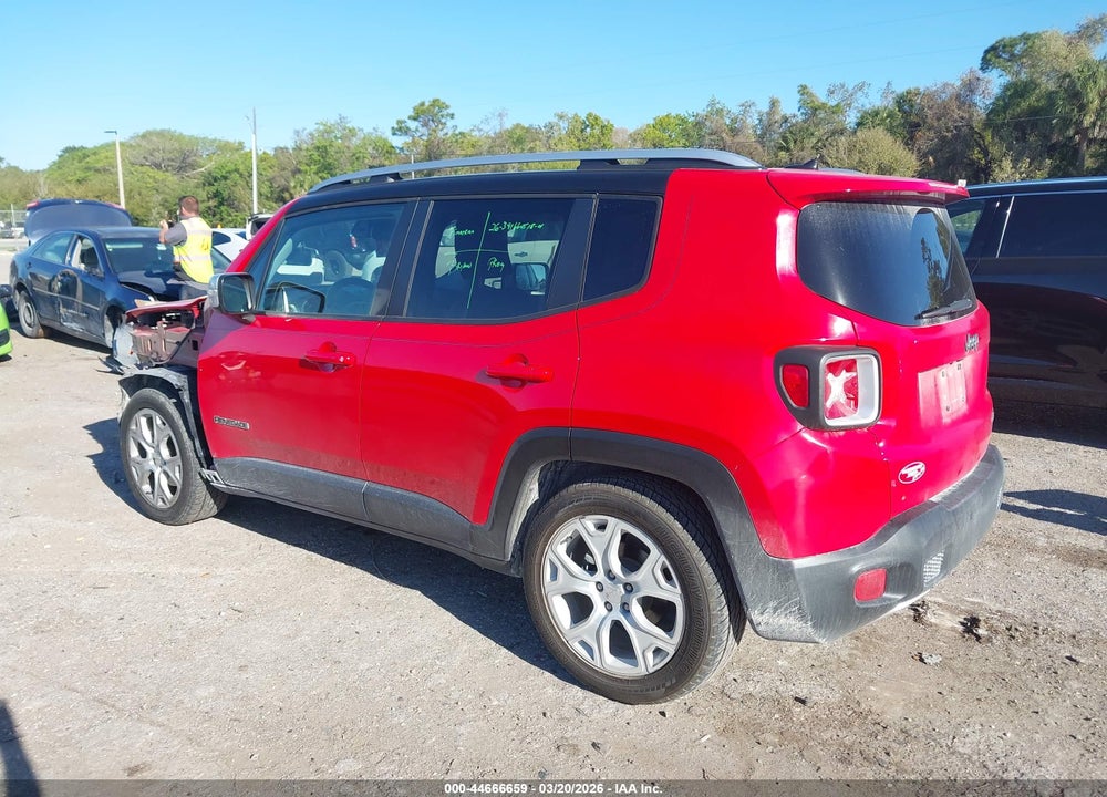 2016 JEEP RENEGADE LIMITED VIN: ZACCJADT4GPC80806
