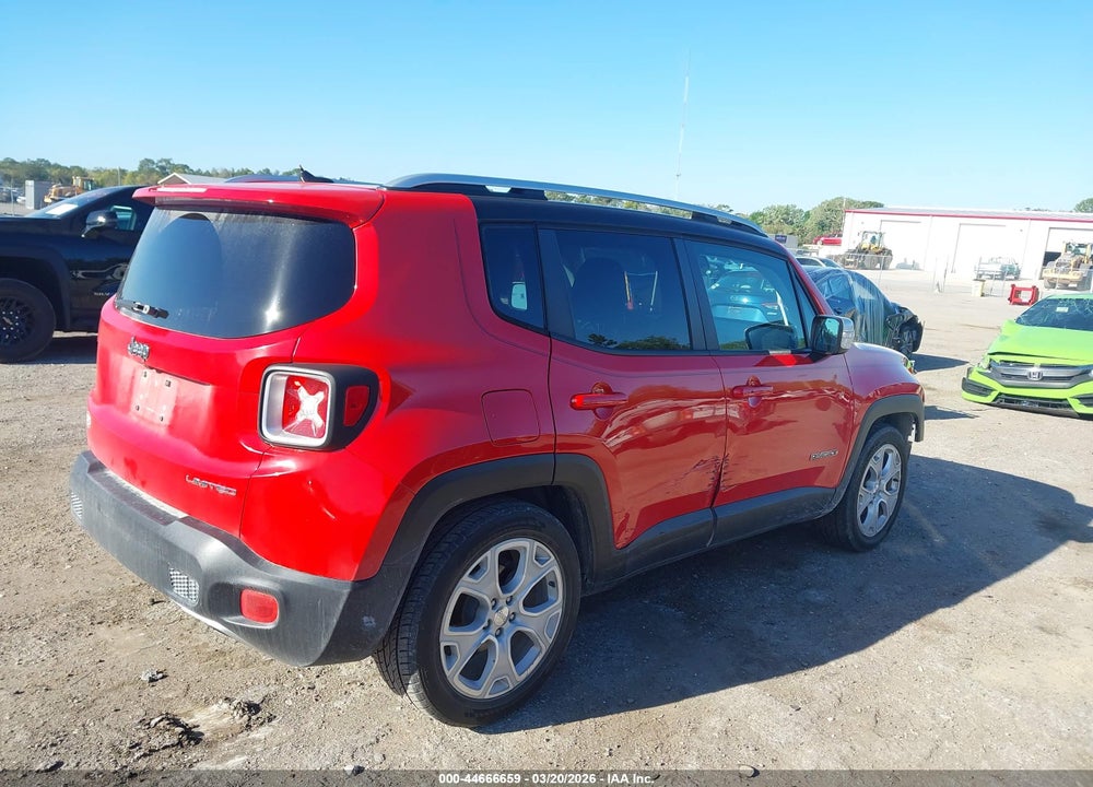 2016 JEEP RENEGADE LIMITED VIN: ZACCJADT4GPC80806