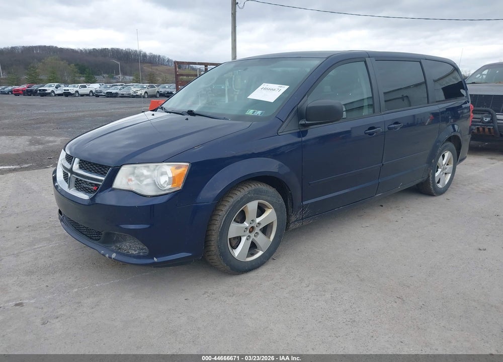 2013 DODGE GRAND CARAVAN SE VIN: 2C4RDGBG2DR560967