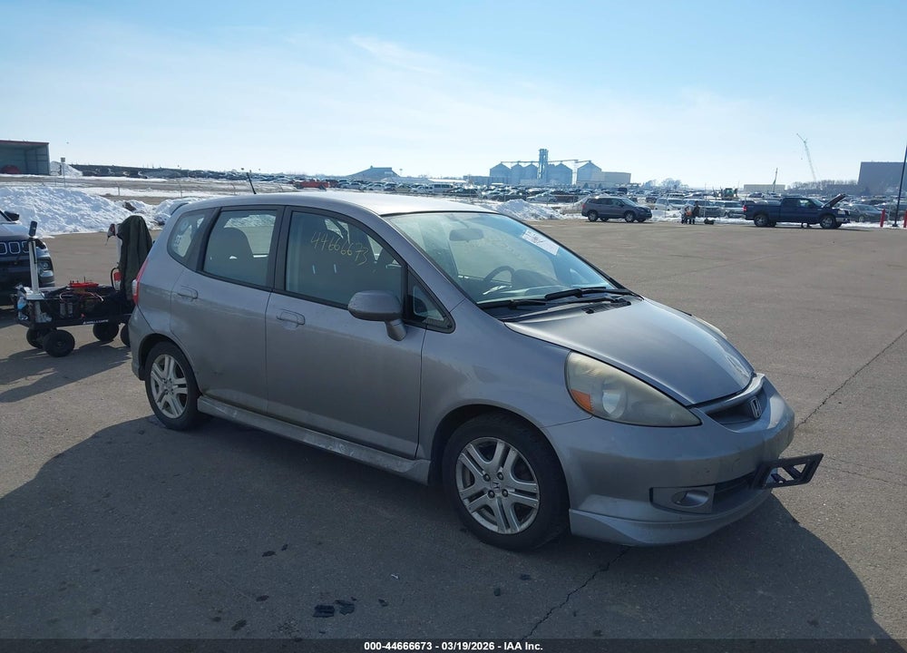 2007 HONDA FIT SPORT VIN: JHMGD38627S031759