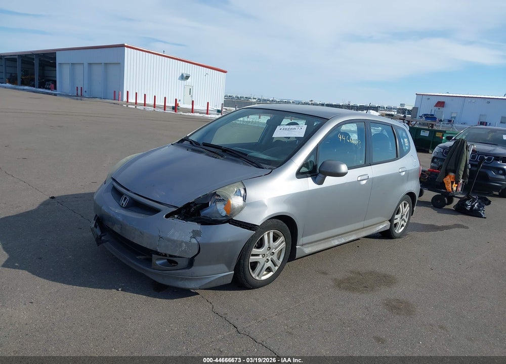 2007 HONDA FIT SPORT VIN: JHMGD38627S031759