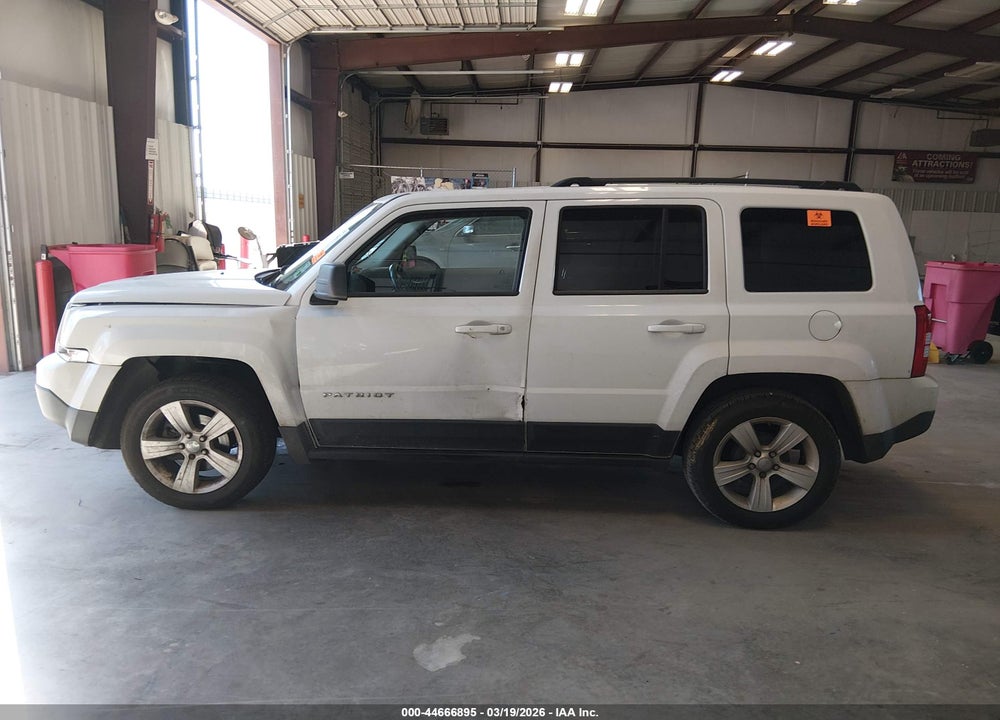 2012 JEEP PATRIOT LATITUDE VIN: 1C4NJPFAXCD539332