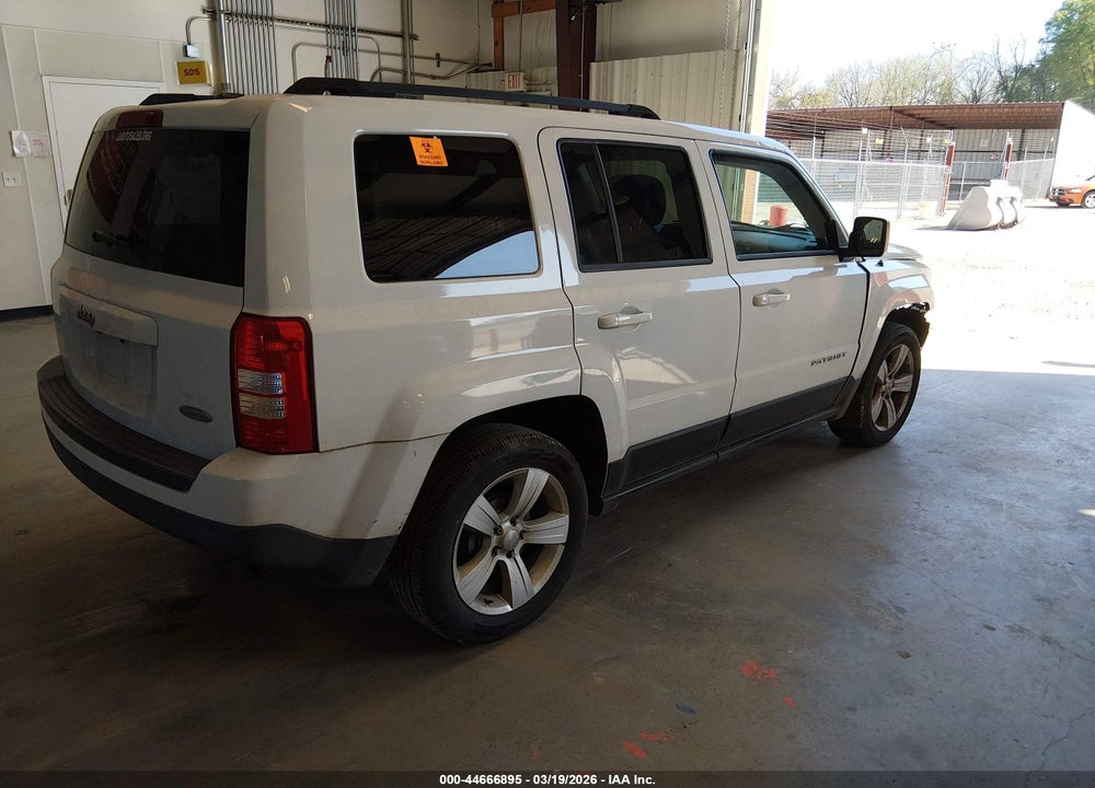 2012 JEEP PATRIOT LATITUDE VIN: 1C4NJPFAXCD539332