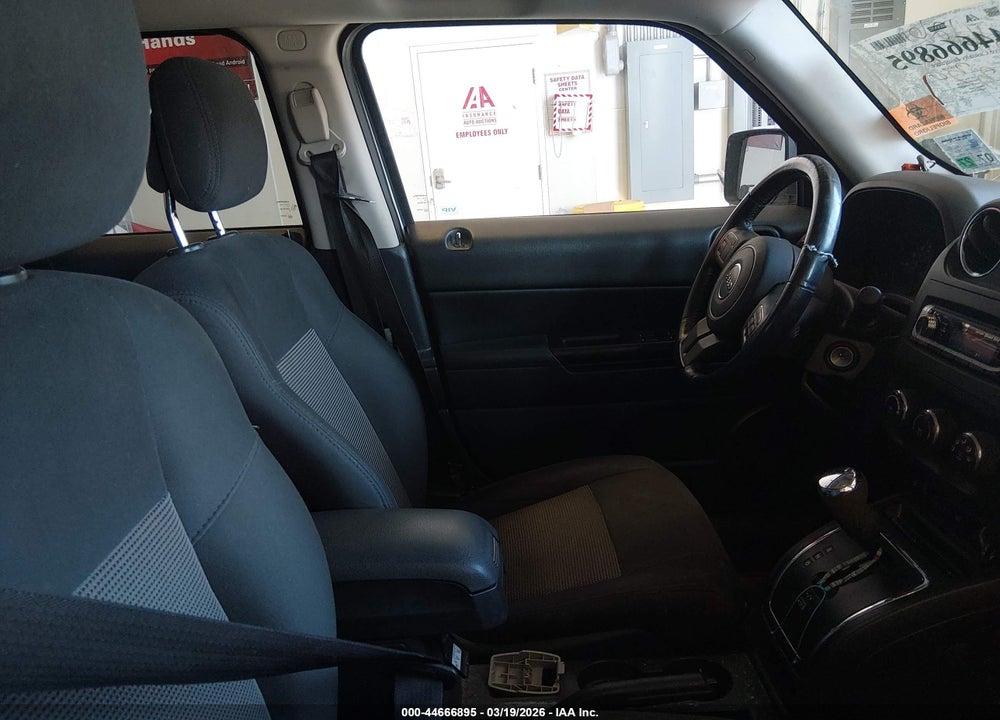2012 JEEP PATRIOT LATITUDE VIN: 1C4NJPFAXCD539332